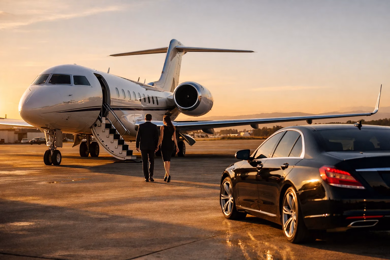 Престижный статус частных самолетов - индивидуальный перелет и имидж успешного бизнеса.